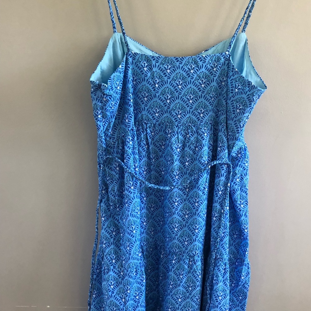 Vineyard Vines Blue Patterned Midi Dress - Picture 7 of 16